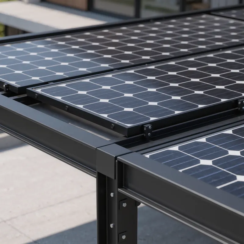 Visualisierung BEO Drive D2 Pro: Detailansicht Solar-Glasdach