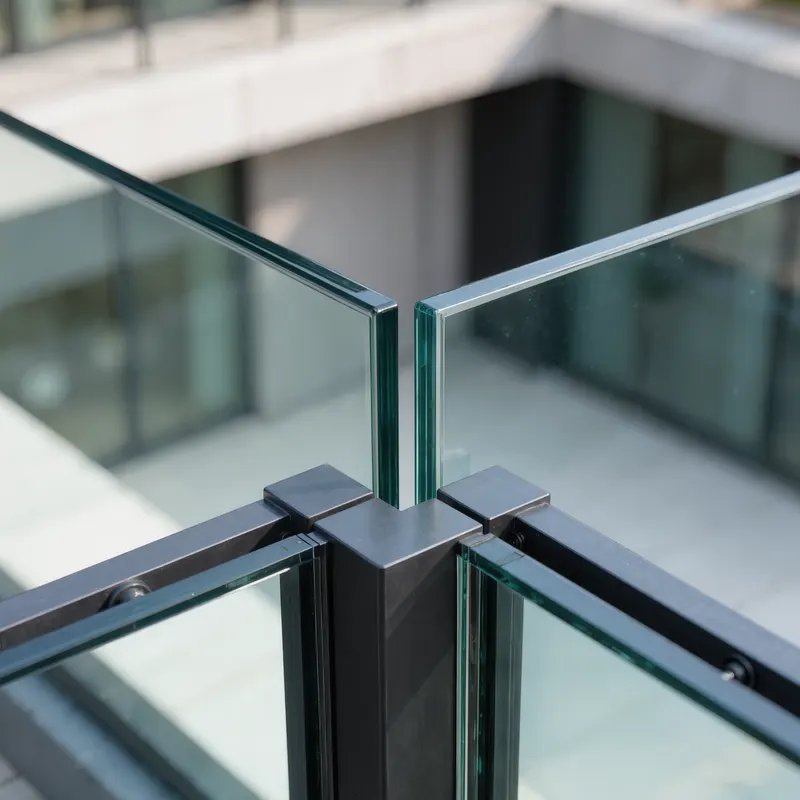 Visualisierung BEO Glass G1 Pure: Detailansicht Eckausbildung